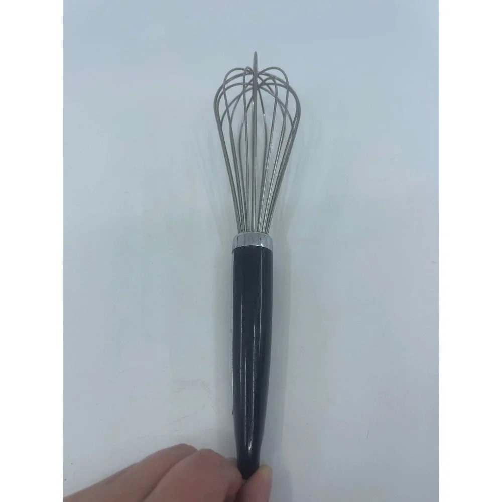 KitchenAid 9.5 Inch Balloon Whisk Black Silver Stainless Steel Kitchen Utensil